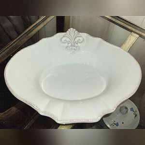 MudPie Fleur-de-Lis Candy Dish